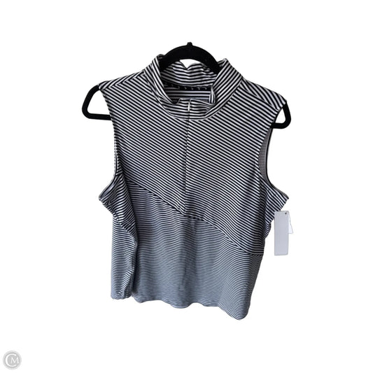 Top Sleeveless By Tommy Bahama In Blue & White, Size: Xl