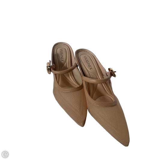 Shoes Heels Stiletto By Clothes Mentor In Tan, Size: 6.5