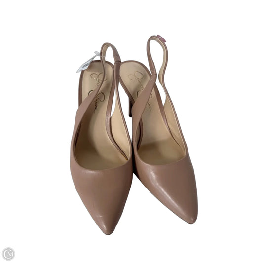 Shoes Heels Stiletto By Jessica Simpson In Tan, Size: 9