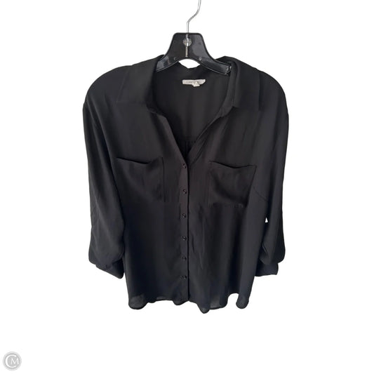Top Long Sleeve By Maurices In Black, Size: Xl