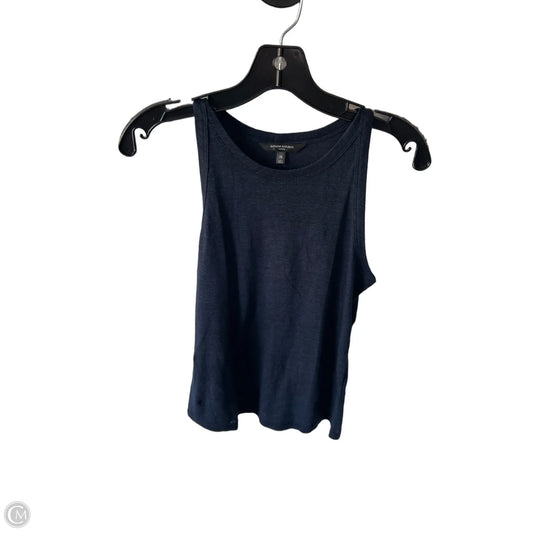 Top Sleeveless Basic By Banana Republic In Blue, Size: Xs