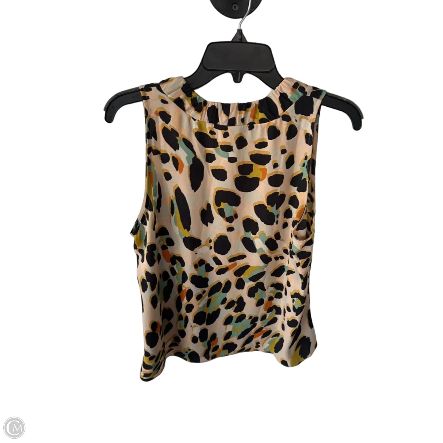 Top Sleeveless By Cabi In Black & Cream, Size: M