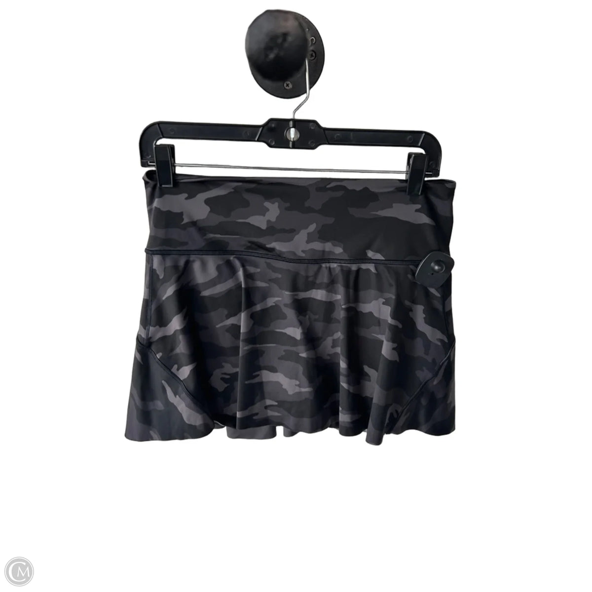 Athletic Skort By Athleta In Black & Grey, Size: 8