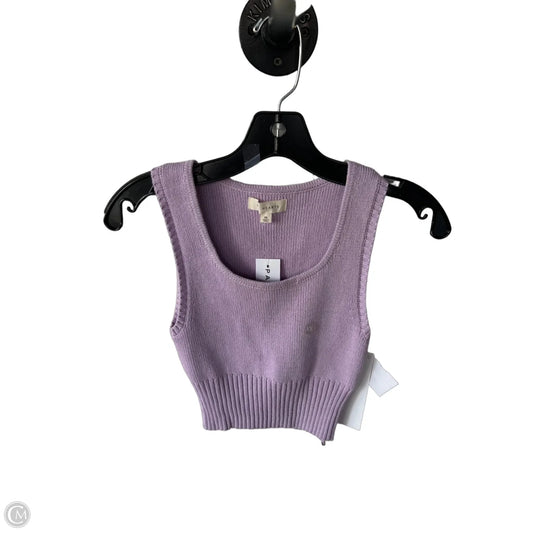 Top Sleeveless By La Hearts In Purple, Size: Xs