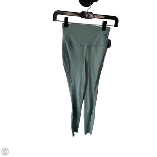 Athletic Leggings By Lululemon In Green, Size: 2