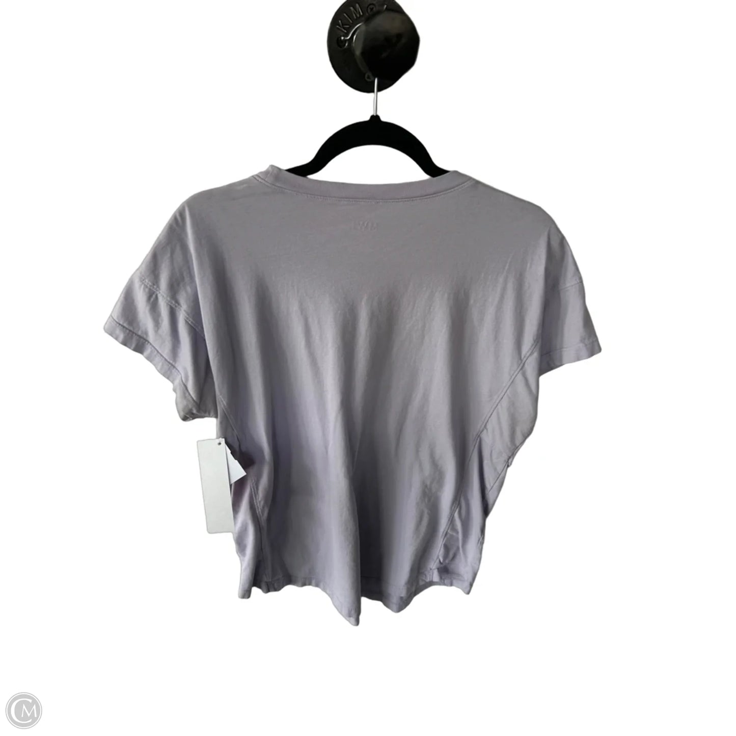 Top Short Sleeve Basic By Madewell In Purple, Size: S