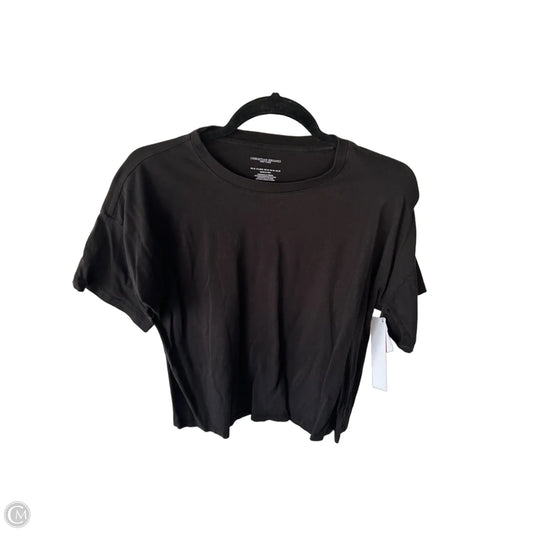 Top Short Sleeve Basic By Christian Siriano In Black, Size: M