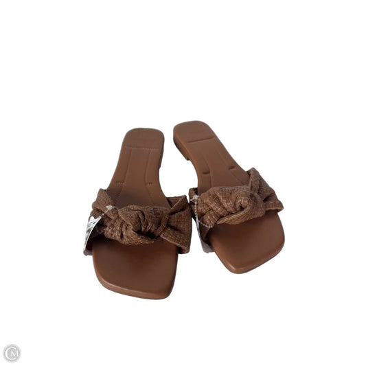 Sandals Flats By Marc Fisher In Brown, Size: 6.5