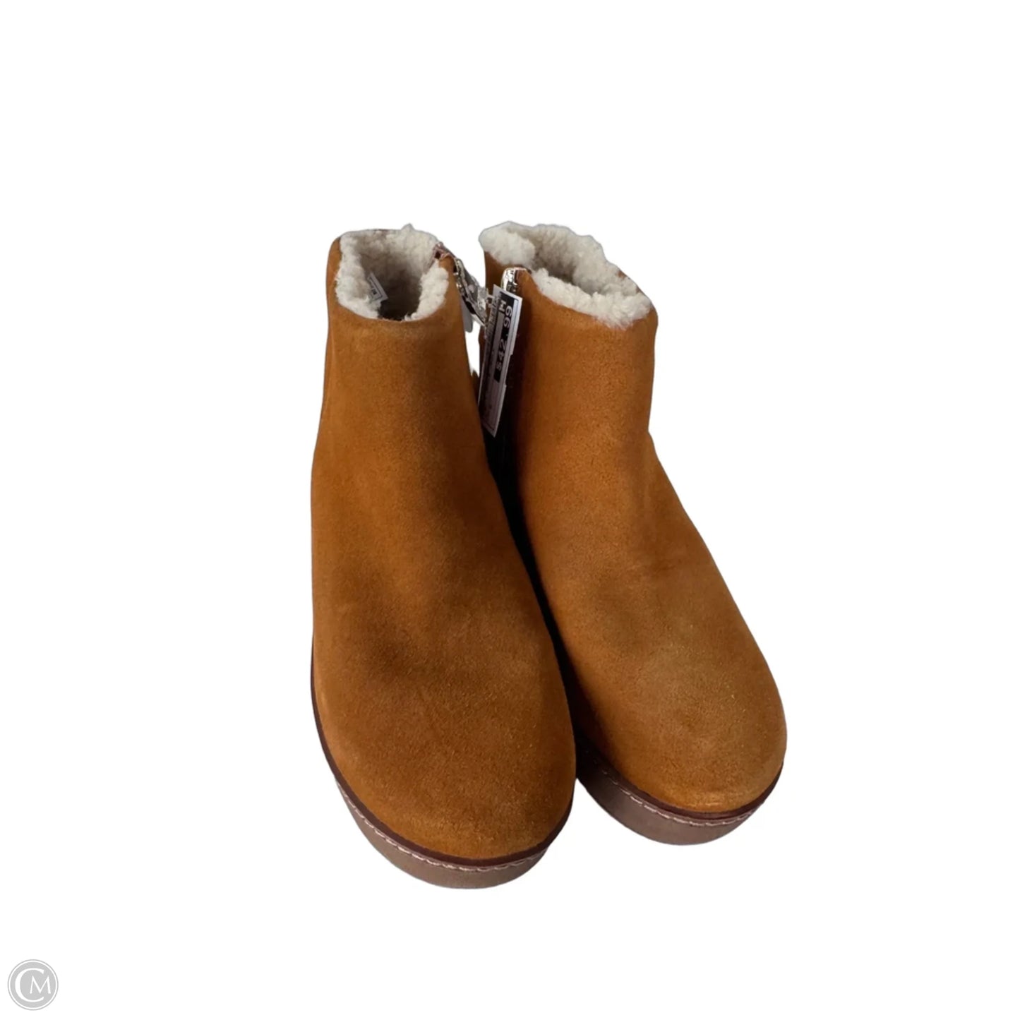 Boots Ankle Heels By Fitflop In Tan, Size: 6