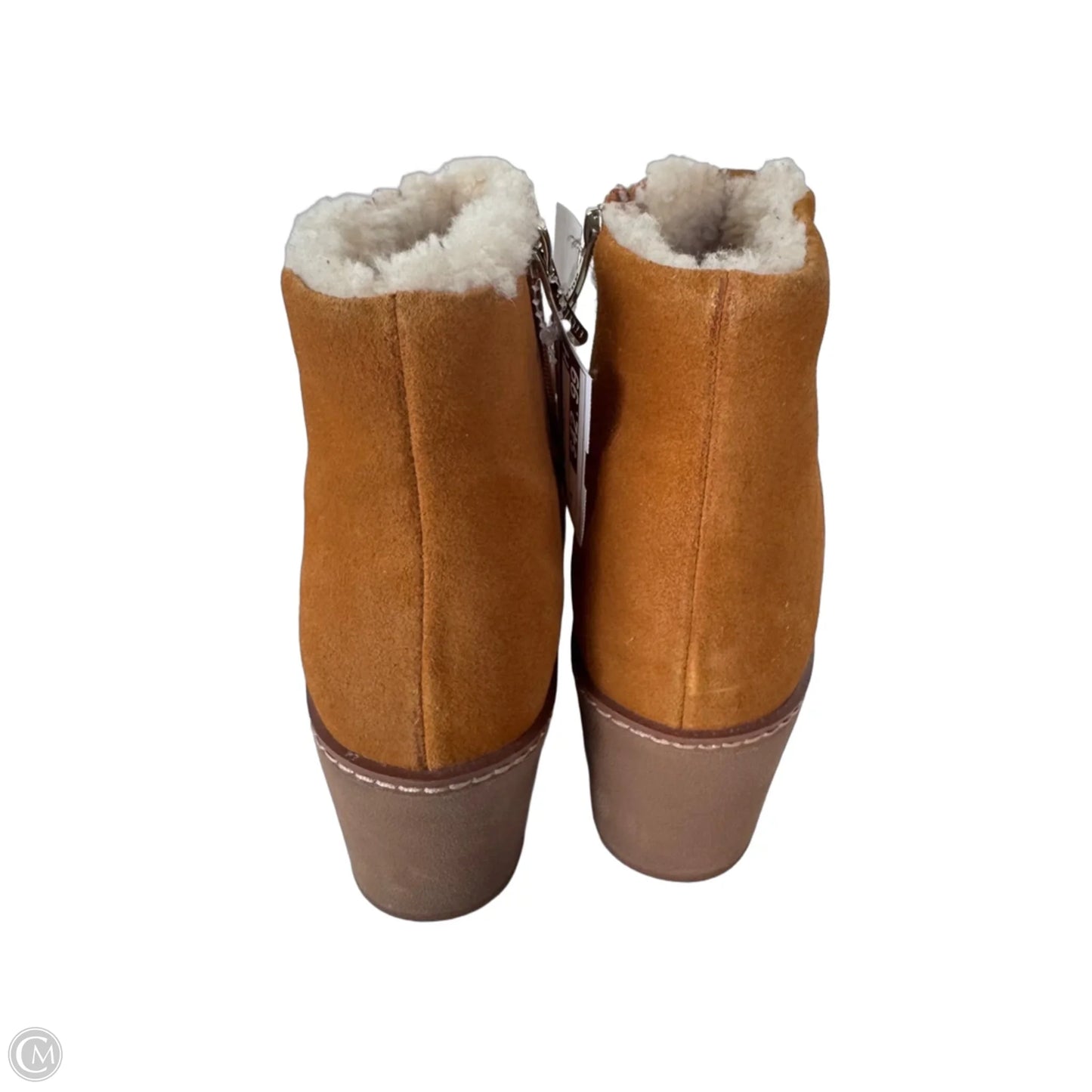 Boots Ankle Heels By Fitflop In Tan, Size: 6