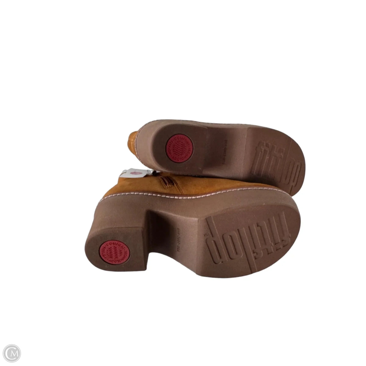 Boots Ankle Heels By Fitflop In Tan, Size: 6