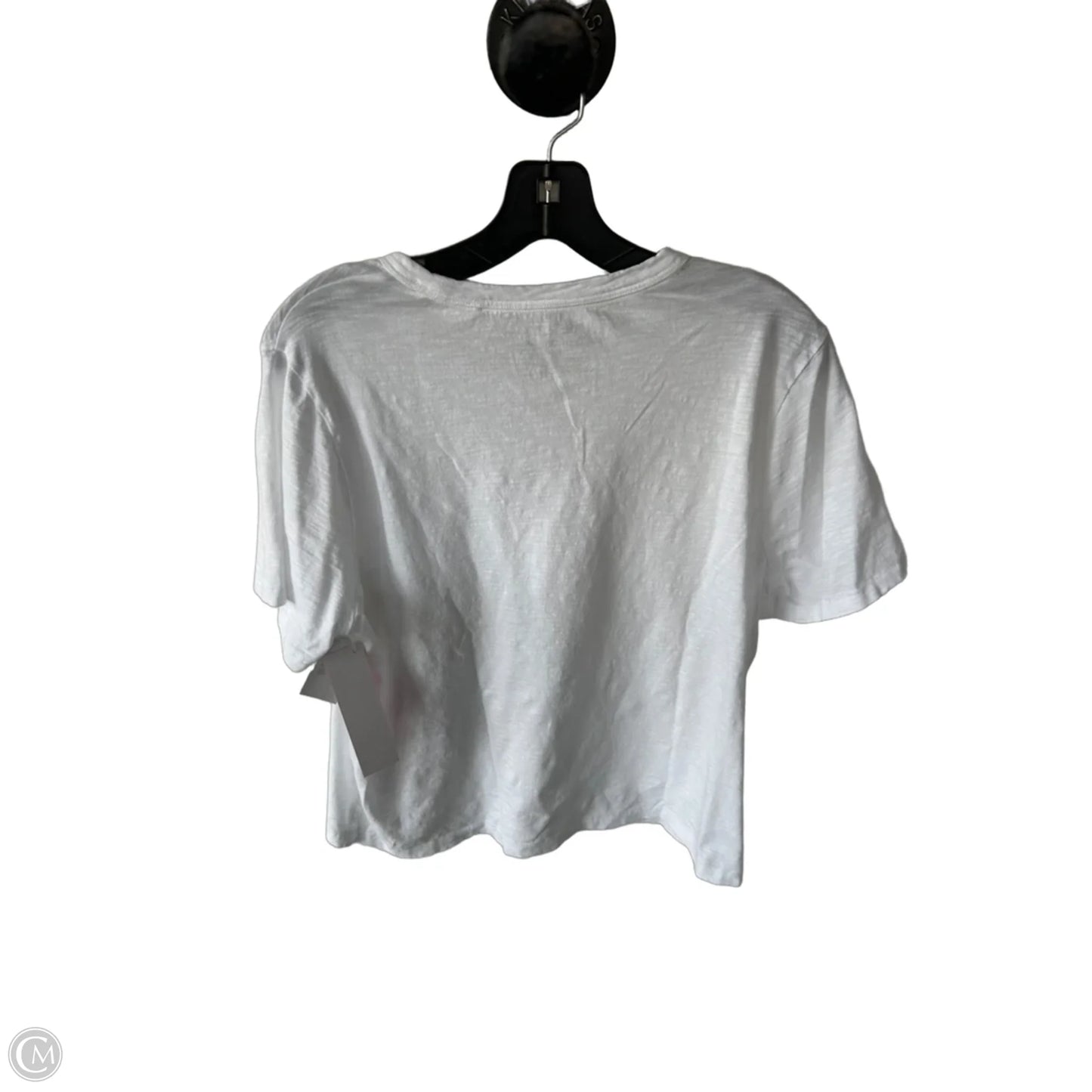 Top Short Sleeve Basic By Faherty In White, Size: L