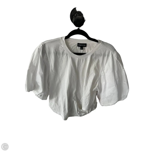 Top Short Sleeve By Kenneth Cole In White, Size: Xl