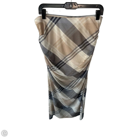 Skirt Maxi By Kenneth Cole In Black & Tan, Size: 12