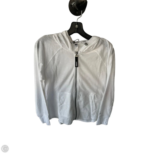 Athletic Sweatshirt Hoodie By Cmc In White, Size: M