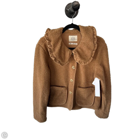 Jacket Fleece By Stoosh In Tan, Size: M