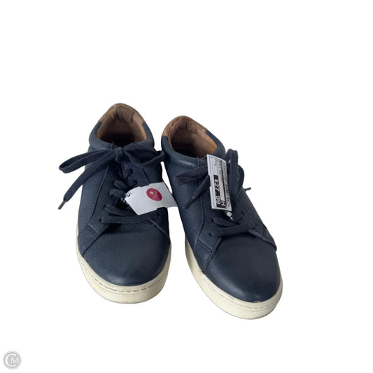 Shoes Sneakers By Sofft In Blue & Tan, Size: 8