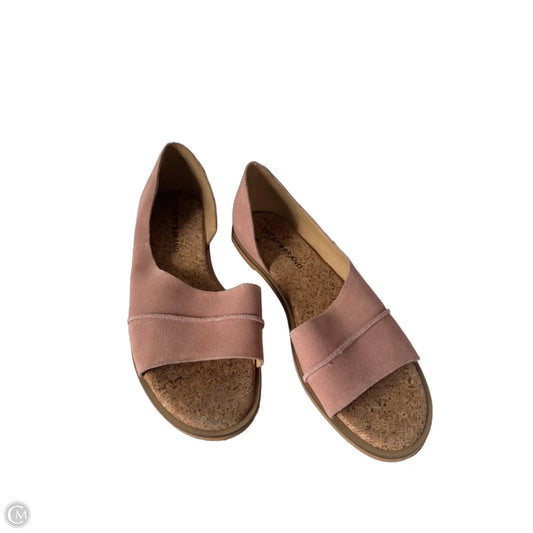 Sandals Flats By Lucky Brand In Peach, Size: 8.5