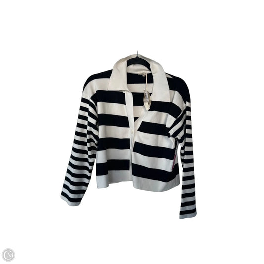 Sweater By Hem & Thread In Black & White, Size: M