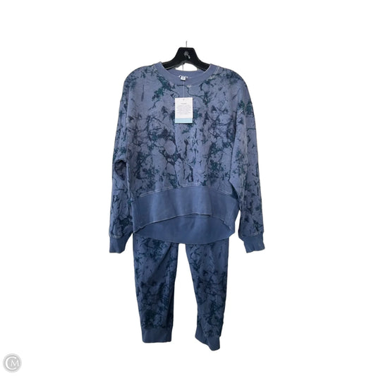 Lounge Set Pants By Joy Lab In Blue, Size: S