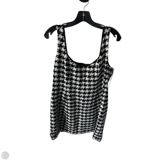 Dress Casual Short By Antonio Melani In Black & White, Size: L