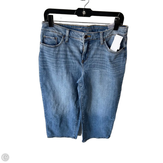 Jeans Wide Leg By Chicos In Blue Denim, Size: 10