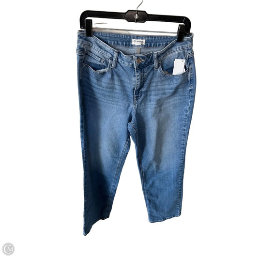 Jeans Straight By M Jeans In Blue Denim, Size: 10
