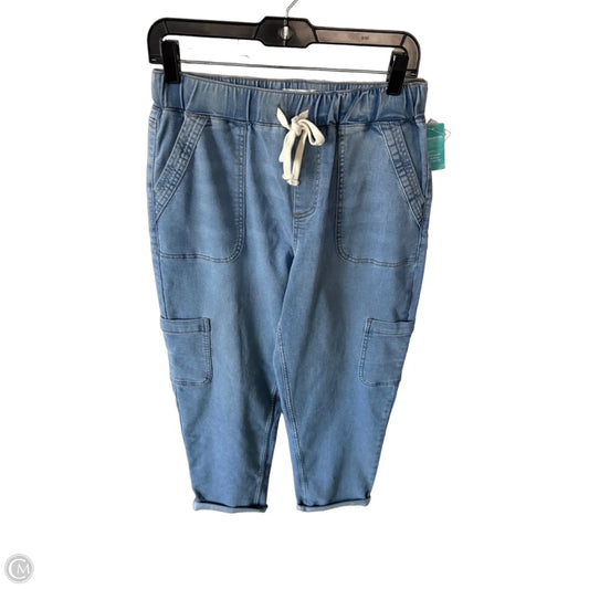 Jeans Straight By M Jeans In Blue Denim, Size: 8