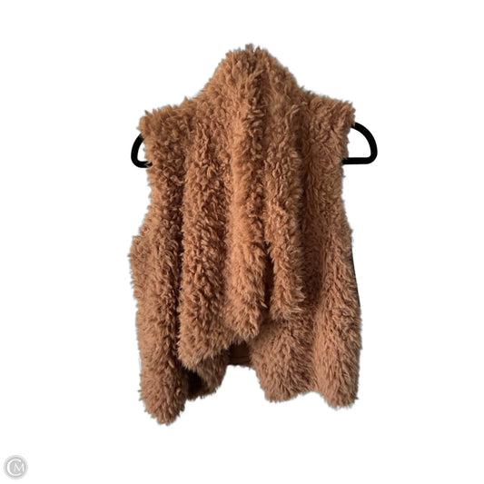 Vest Faux Fur & Sherpa By Bb Dakota In Brown, Size: S