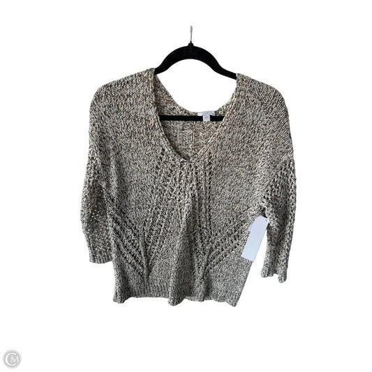 Sweater By J. Jill In Black & Cream, Size: S