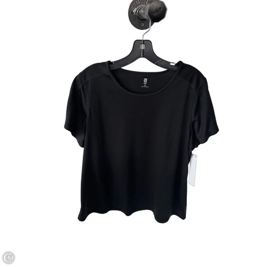 Athletic Top Short Sleeve By Ideology In Black, Size: 1x