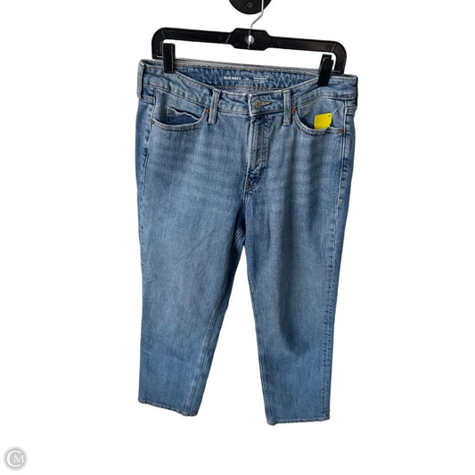 Jeans Straight By Old Navy In Blue Denim, Size: 10