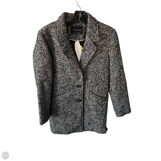 Coat Peacoat By Lucky Brand In Black & White, Size: Xs
