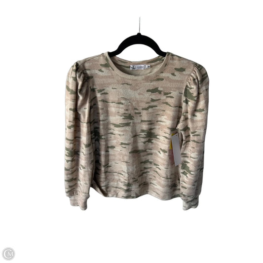 Top Long Sleeve By Carve Designs In Green & Tan, Size: Xs