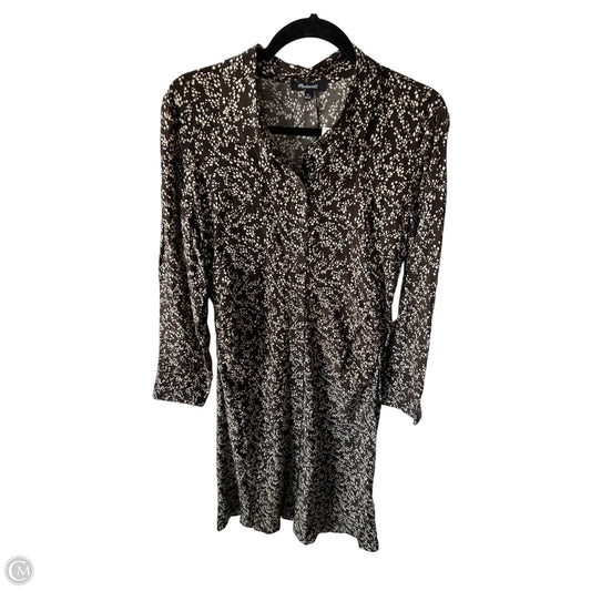 Dress Casual Midi By Madewell In Brown, Size: L