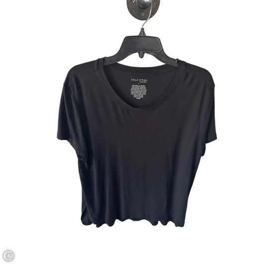 Top Short Sleeve Basic By Clothes Mentor In Black, Size: L