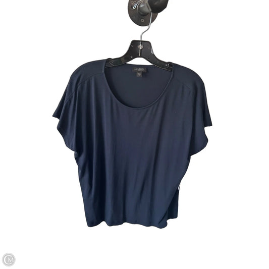 Top Short Sleeve Basic By J. Jill In Blue, Size: M