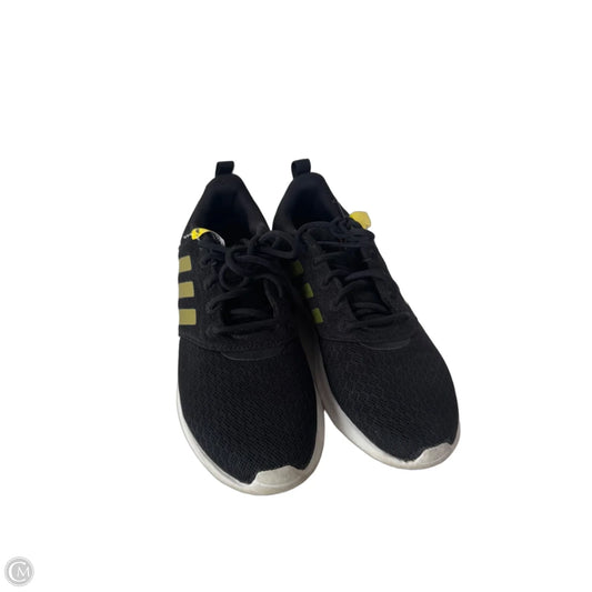 Shoes Athletic By Adidas In Black & Gold, Size: 8.5