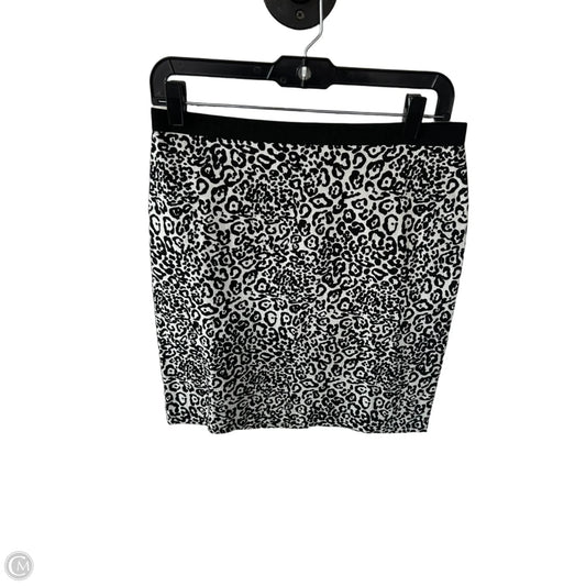 Skirt Mini & Short By Ann Taylor In Black & White, Size: 4