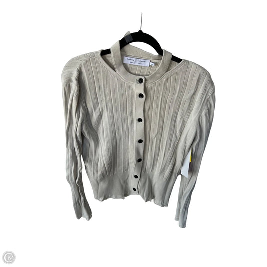 Sweater Cardigan By Cma In Beige, Size: L
