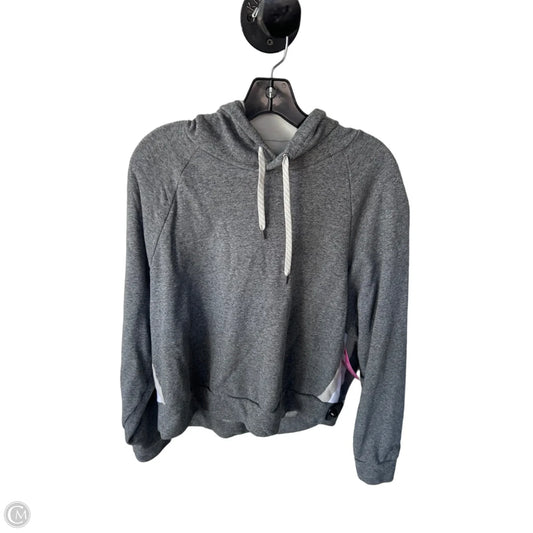 Athletic Sweatshirt Hoodie By Vuori In Grey, Size: L