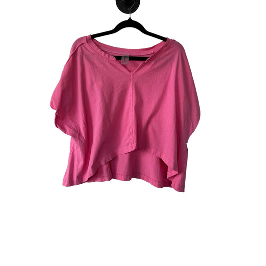 Athletic Top Short Sleeve By As Revival In Pink, Size: Xl