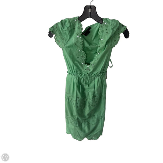 Dress Casual Short By Bcbgmaxazria In Green, Size: M