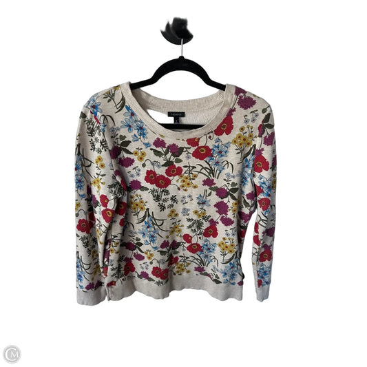 Sweatshirt Crewneck By Talbots In Tan, Size: M