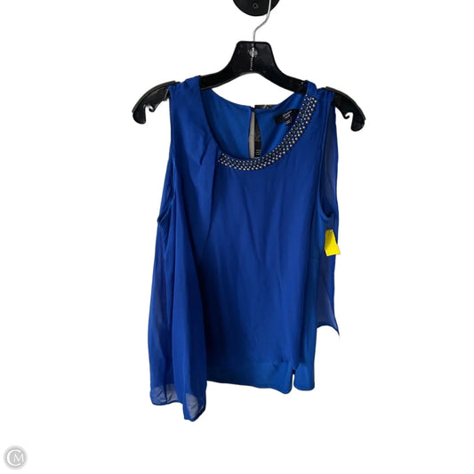 Top Sleeveless By Clothes Mentor In Blue, Size: L