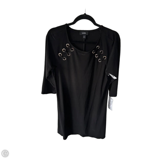 Dress Casual Midi By Msk In Black, Size: Xl