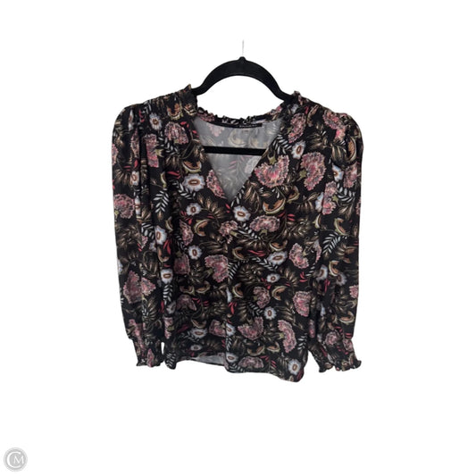 Top Long Sleeve By Elie Tahari In Black, Size: L