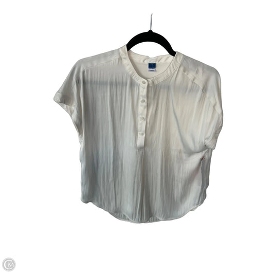 Top Short Sleeve By Old Navy In Cream, Size: S