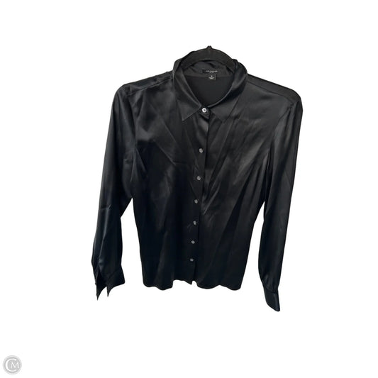 Top Long Sleeve By Ann Taylor In Black, Size: S