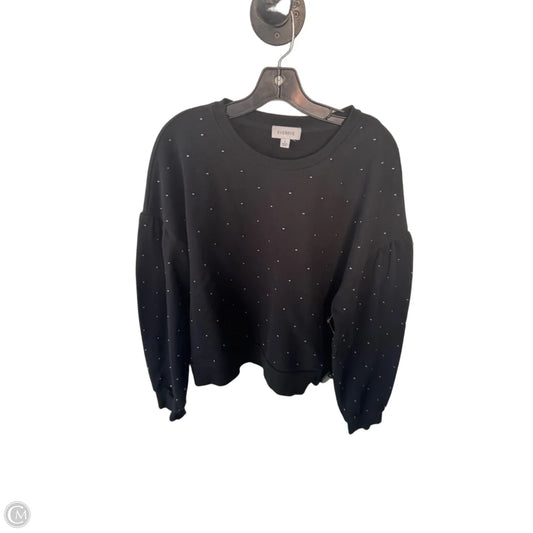 Sweatshirt Crewneck By Evereve In Black, Size: L